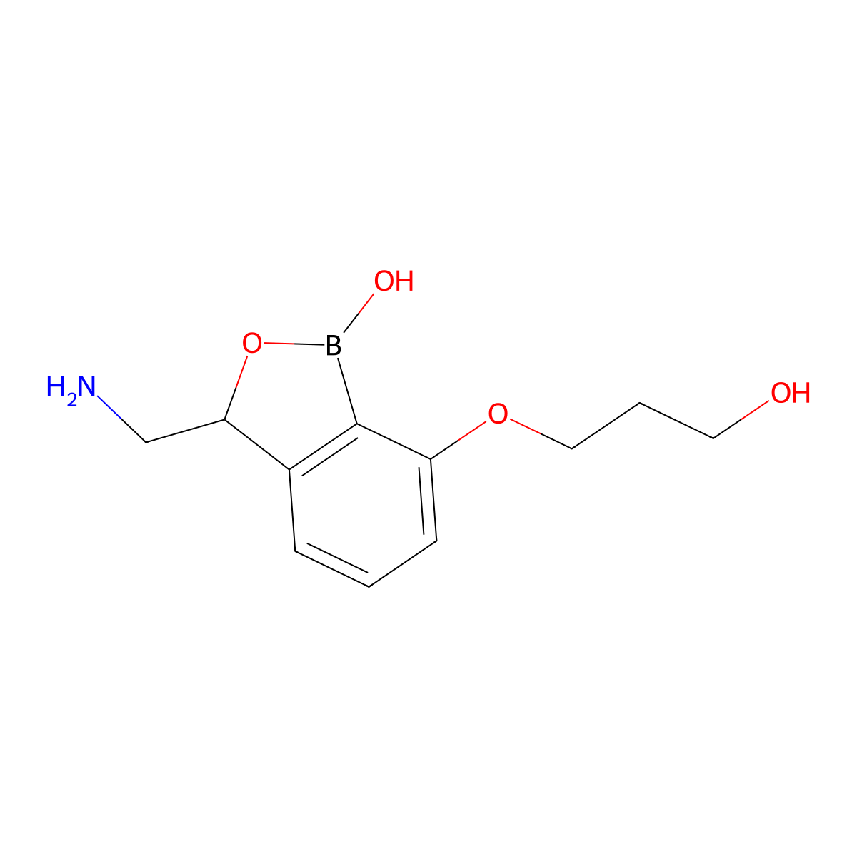 Epetraborole molecular structure, CAS 1093643-37-8