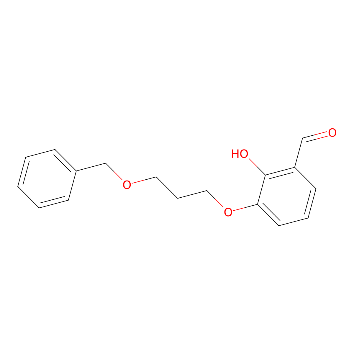 3-(3-(Benzyloxy)propoxy)-2-hydroxybenzaldehyde molecular structure, CAS 1093644-47-3