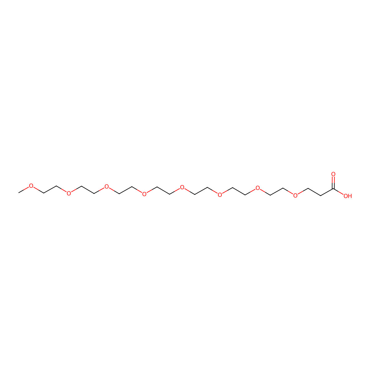 2,5,8,11,14,17,20,23-Octaoxahexacosan-26-oic acid molecular structure, CAS 1093647-41-6