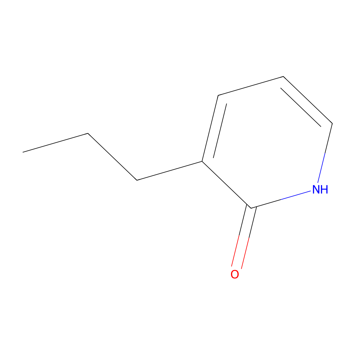 3-Propylpyridin-2(1H)-one molecular structure, CAS 1093656-00-8