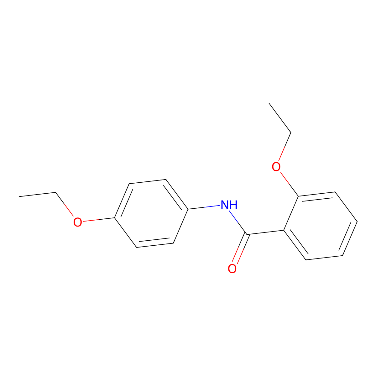 2-ethoxy-N-(4-ethoxyphenyl)benzamide molecular structure, CAS 109369-18-8
