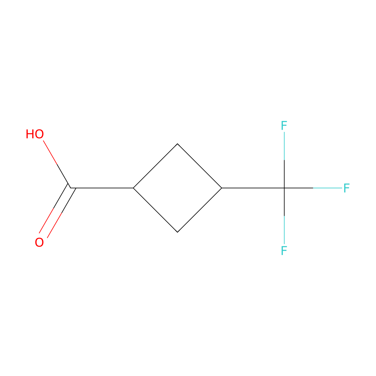 (1s,3s)-3-(Trifluoromethyl)cyclobutane-1-carboxylic acid molecular structure, CAS 1093750-93-6