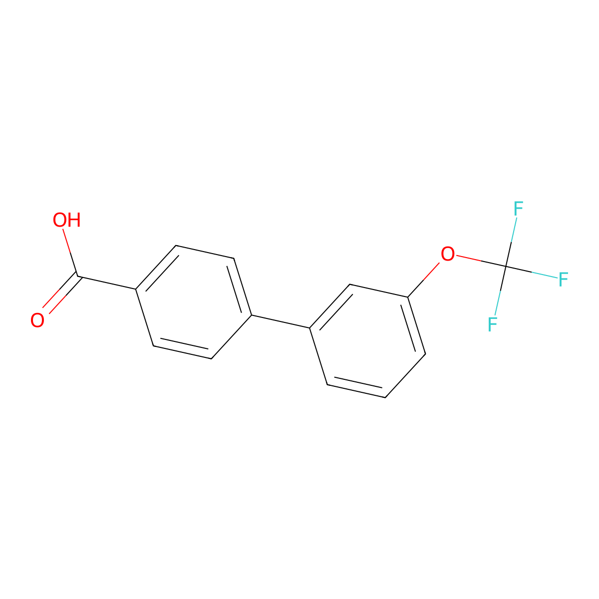4-(3-Trifluoromethoxyphenyl)benzoic acid molecular structure, CAS 1093758-81-6
