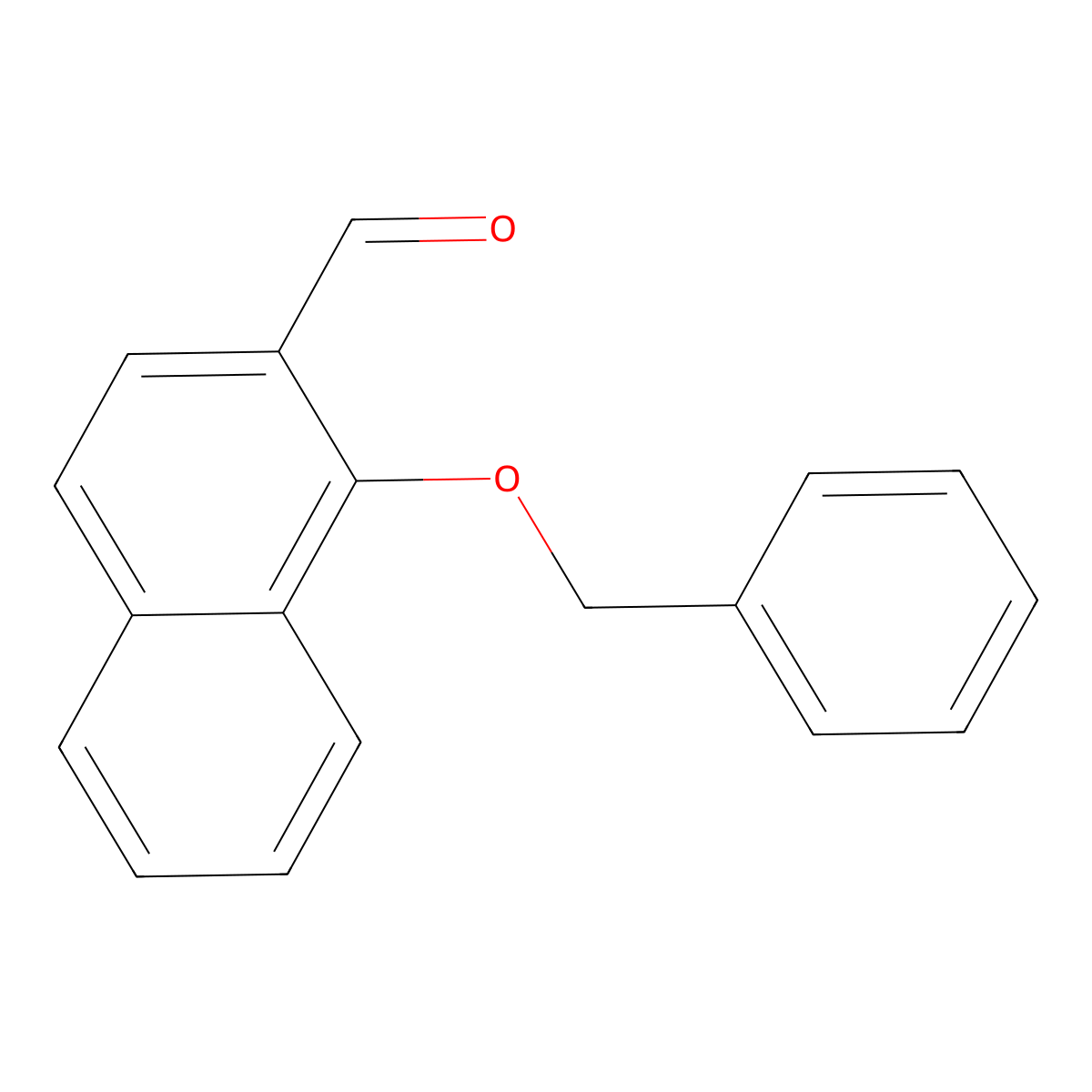1-(Benzyloxy)-2-naphthaldehyde molecular structure, CAS 109380-65-6