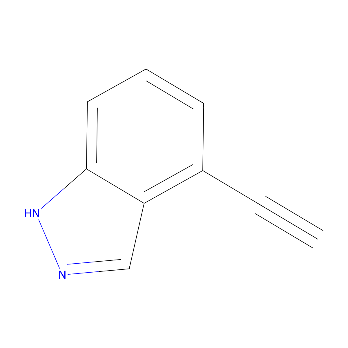 4-ethynyl-1H-indazole molecular structure, CAS 1093847-83-6