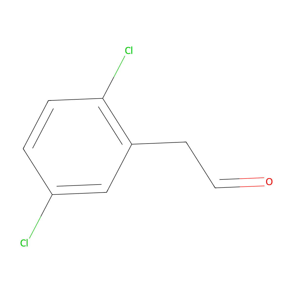 2-(2,5-Dichlorophenyl)acetaldehyde molecular structure, CAS 1093878-02-4
