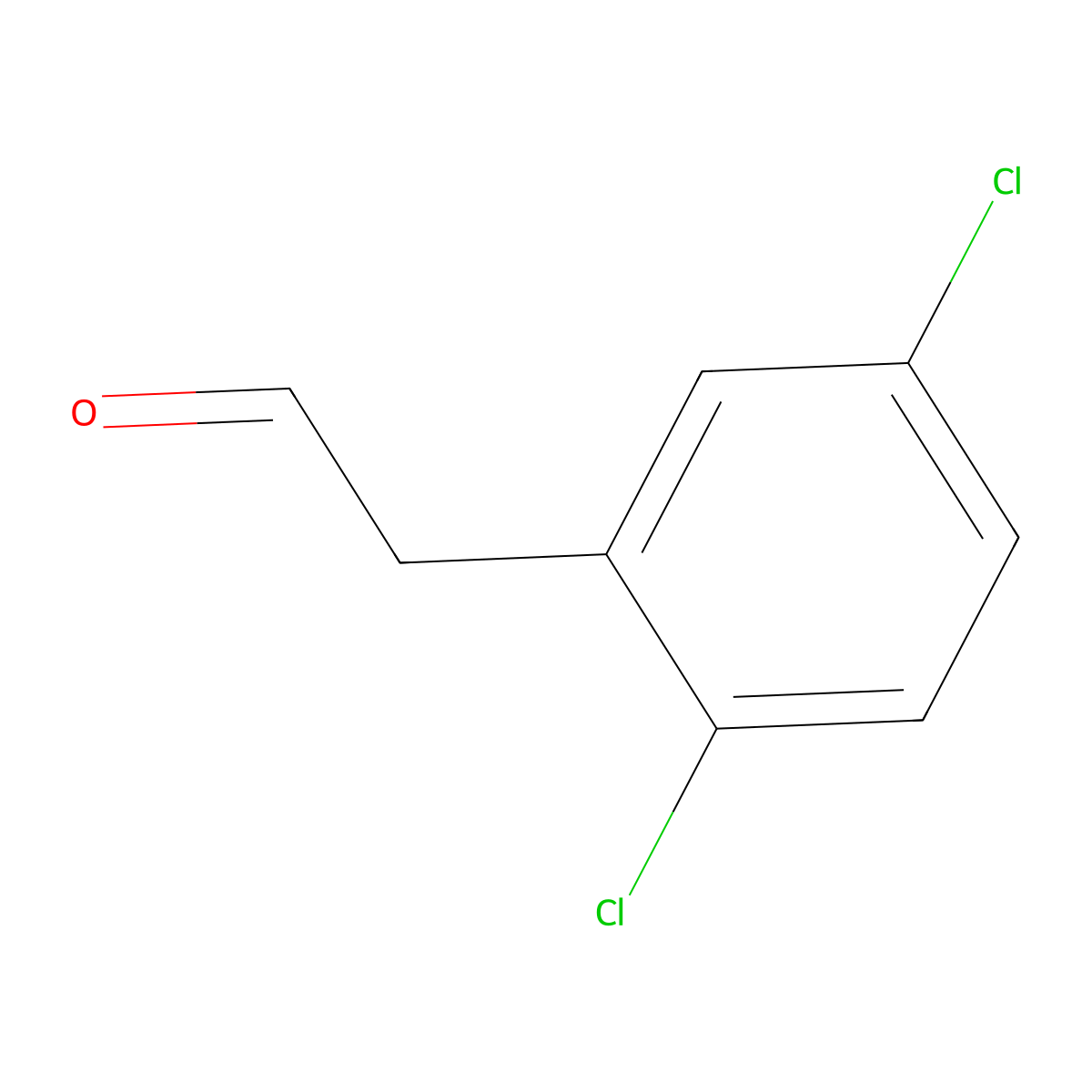 2-(2,5-Dichlorophenyl)acetaldehyde molecular structure, CAS 1093878-02-4