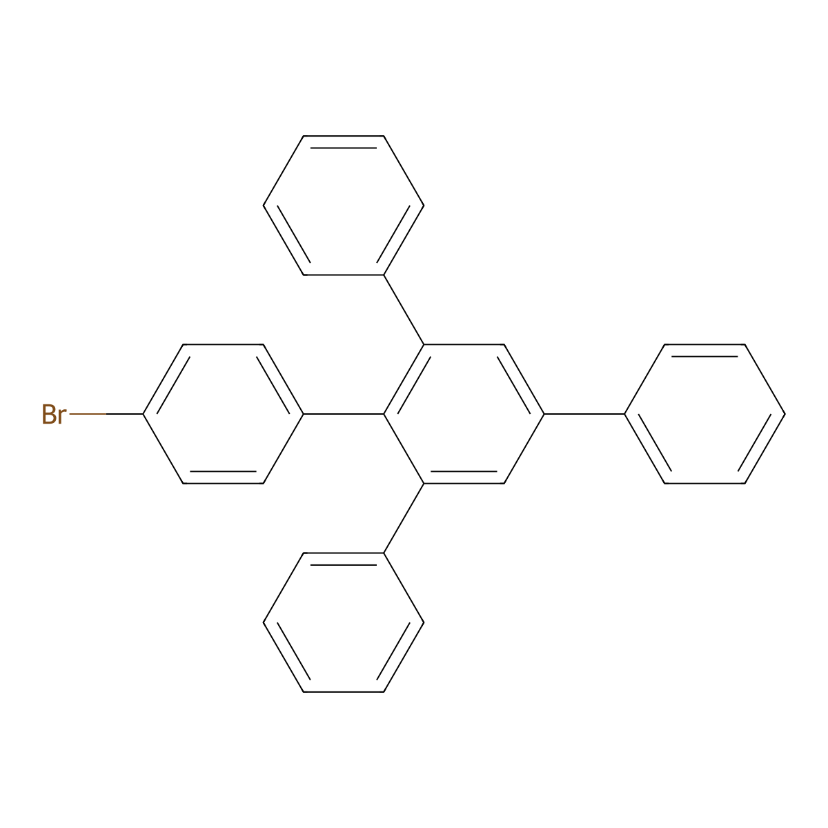 4''-Bromo-3',5'-diphenyl-1,1':2',1''-terphenyl molecular structure, CAS 1093881-99-2