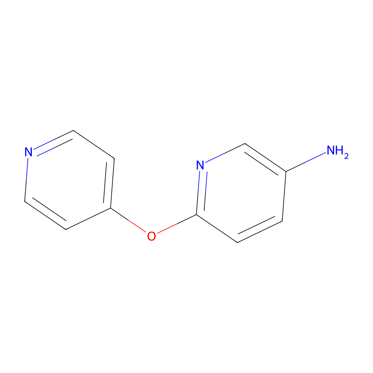 6-(Pyridin-4-yloxy)pyridin-3-amine molecular structure, CAS 1093952-87-4