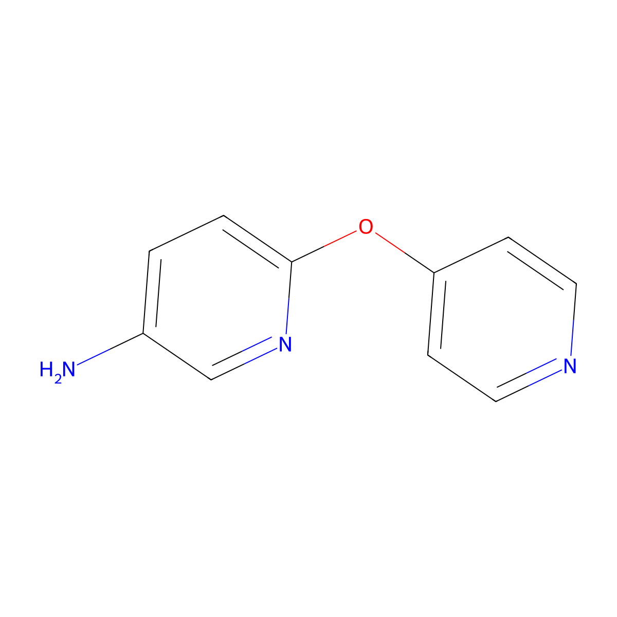 6-(Pyridin-4-yloxy)pyridin-3-amine molecular structure, CAS 1093952-87-4