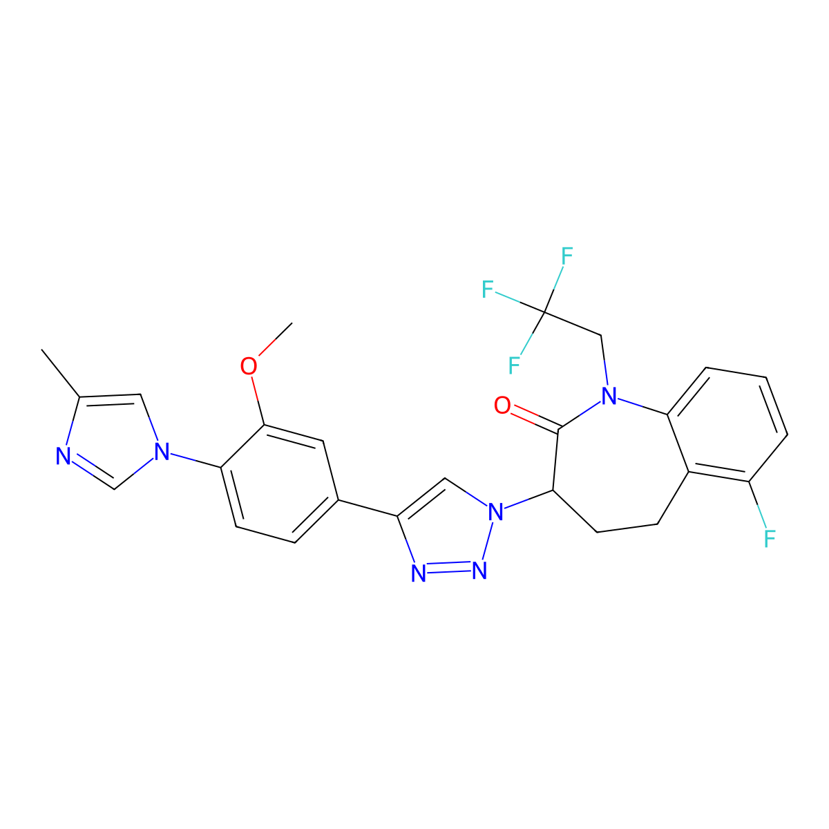 gamma-Secretase modulator 2 molecular structure, CAS 1093978-89-2