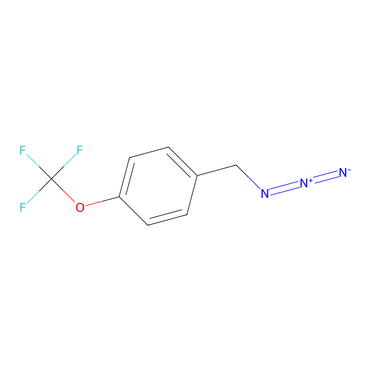 1-(Azidomethyl)-4-(trifluoromethoxy)benzene molecular structure, CAS 1093980-84-7