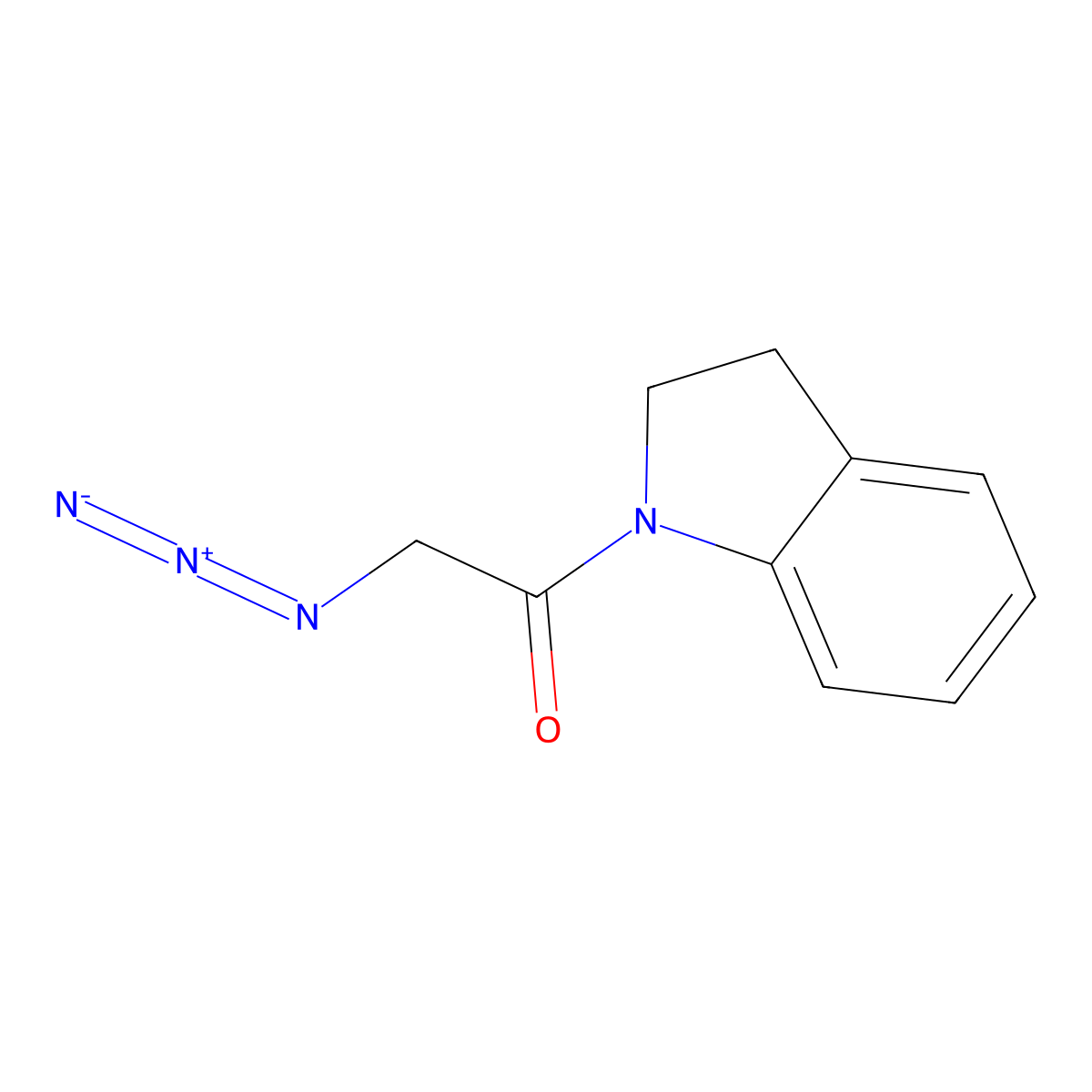 1-(Azidoacetyl)indoline molecular structure, CAS 1093981-71-5