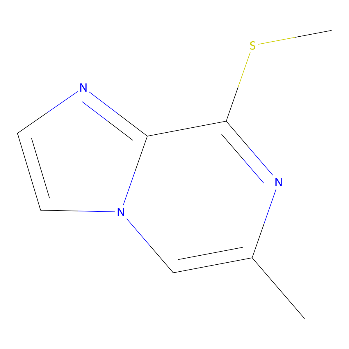 6-Methyl-8-methylsulfanyl-imidazo[1,2-a]pyrazine molecular structure, CAS 1094070-46-8