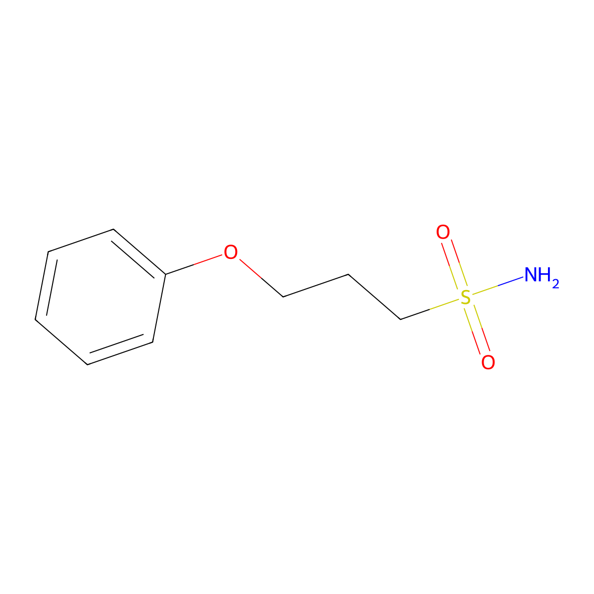3-Phenoxypropane-1-sulfonamide molecular structure, CAS 1094204-65-5