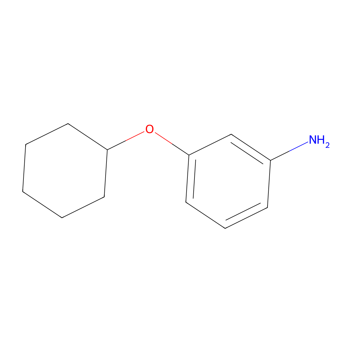 3-(Cyclohexyloxy)aniline molecular structure, CAS 109421-10-5