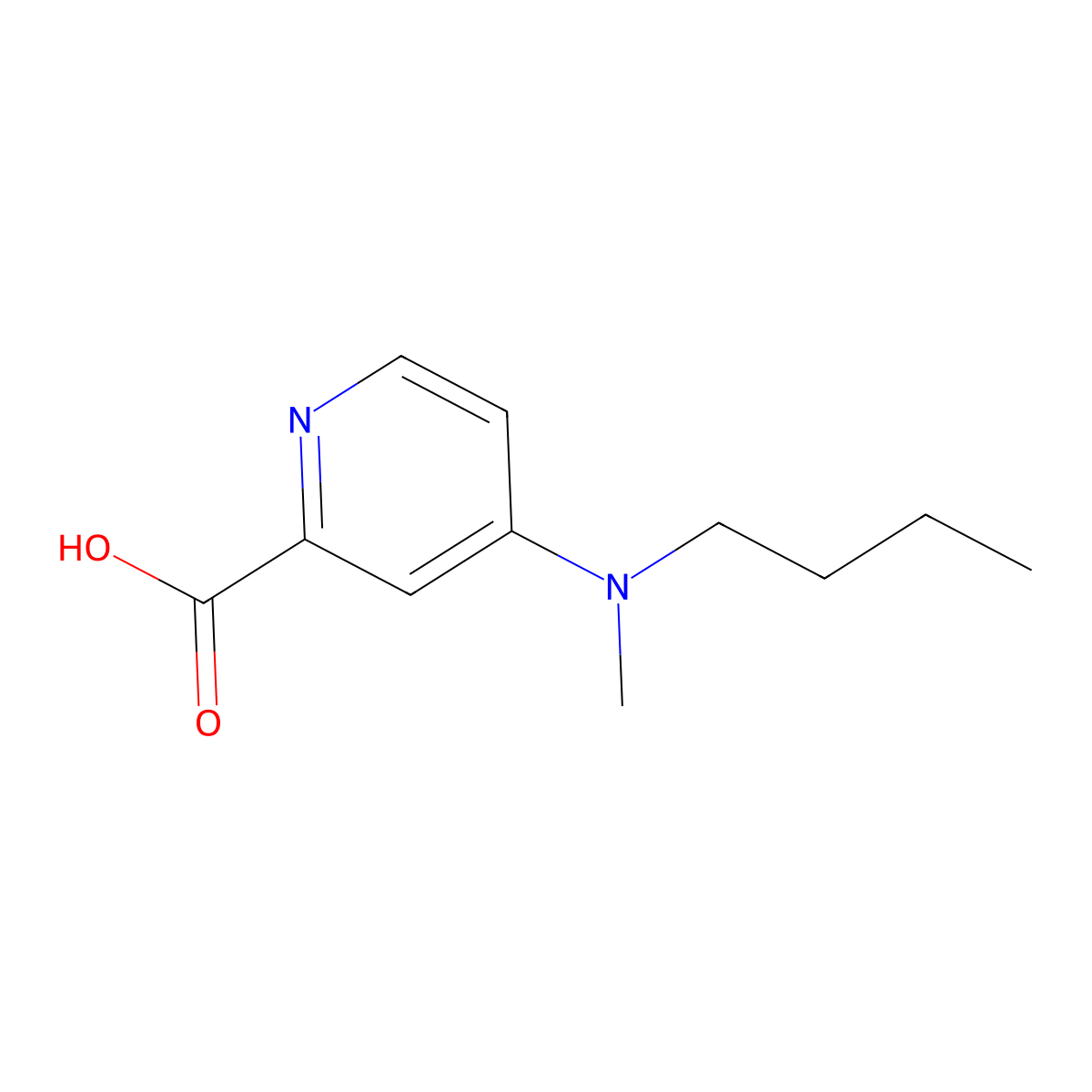 4-[Butyl(methyl)amino]pyridine-2-carboxylic acid molecular structure, CAS 1094219-12-1