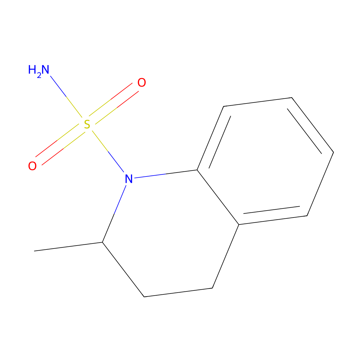 2-Methyl-1,2,3,4-tetrahydroquinoline-1-sulfonamide molecular structure, CAS 1094222-89-5