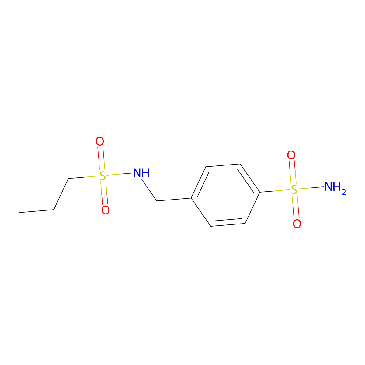 4-[(Propane-1-sulfonamido)methyl]benzene-1-sulfonamide molecular structure, CAS 1094224-00-6