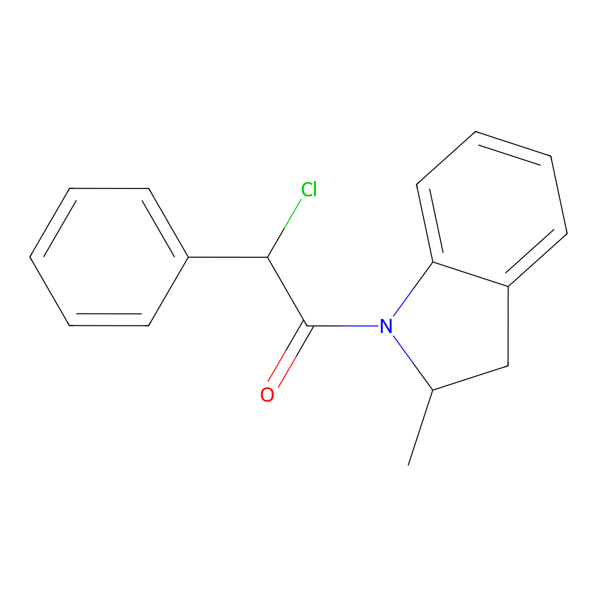 1-[Chloro(phenyl)acetyl]-2-methylindoline molecular structure, CAS 1094224-38-0