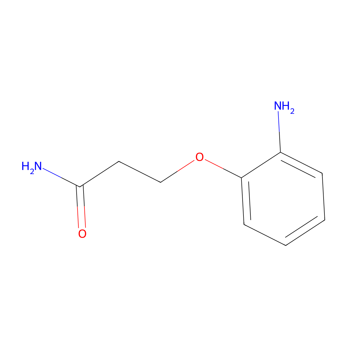 3-(2-Aminophenoxy)propanamide molecular structure, CAS 1094235-02-5