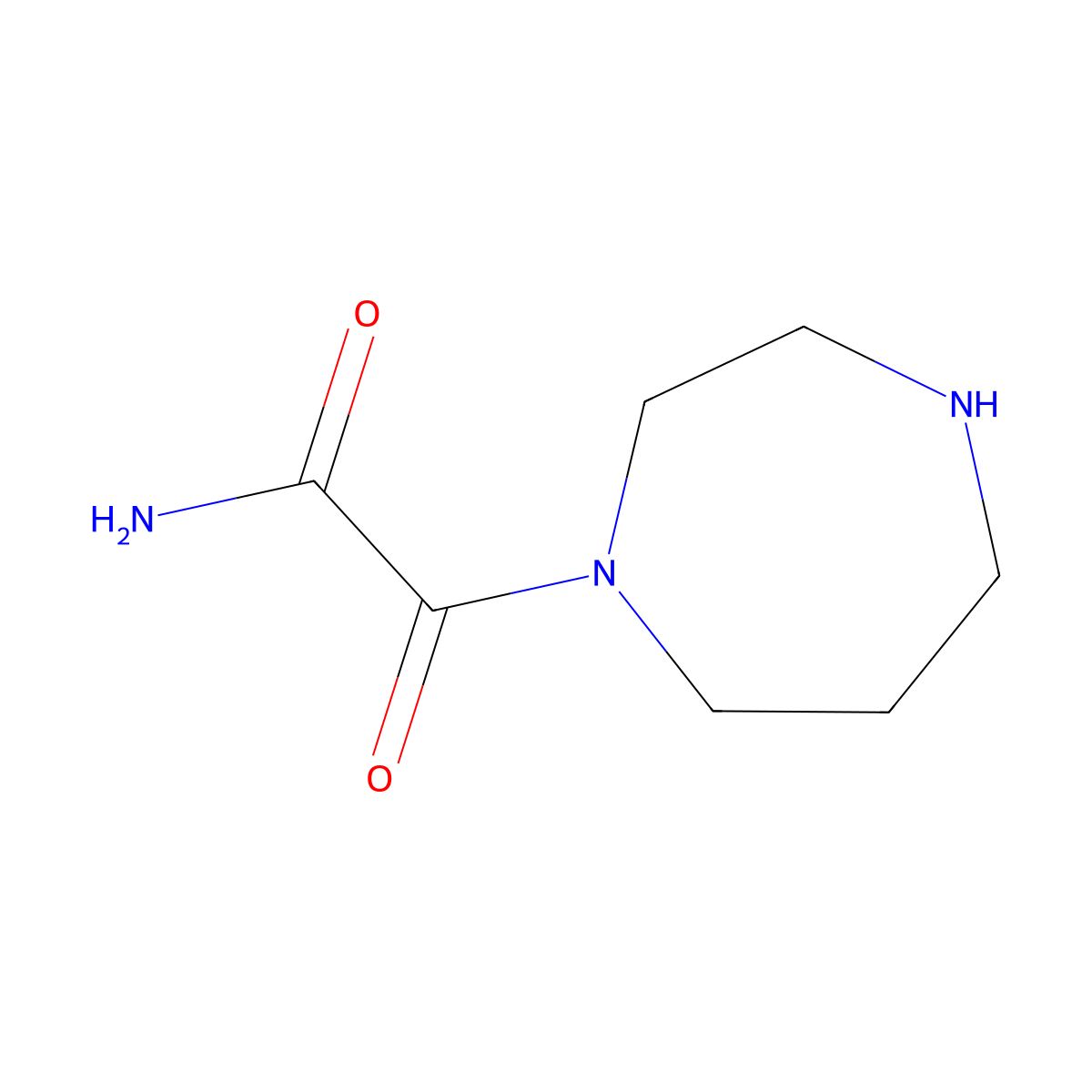 2-(1,4-Diazepan-1-yl)-2-oxoacetamide molecular structure, CAS 1094236-39-1