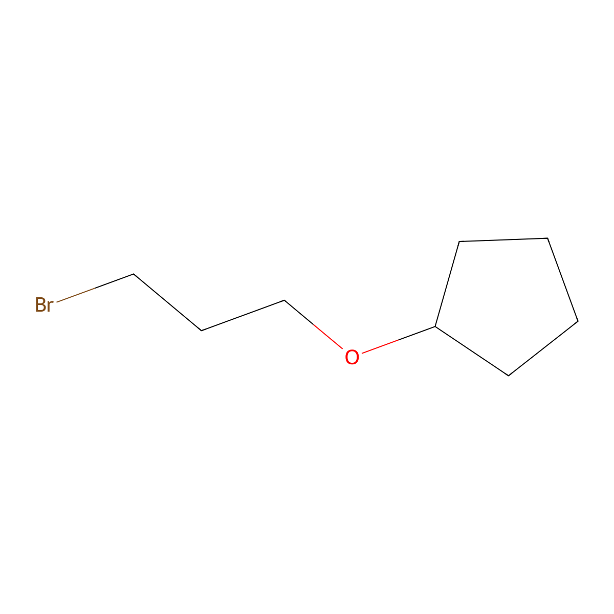 (3-Bromopropoxy)cyclopentane molecular structure, CAS 1094240-45-5
