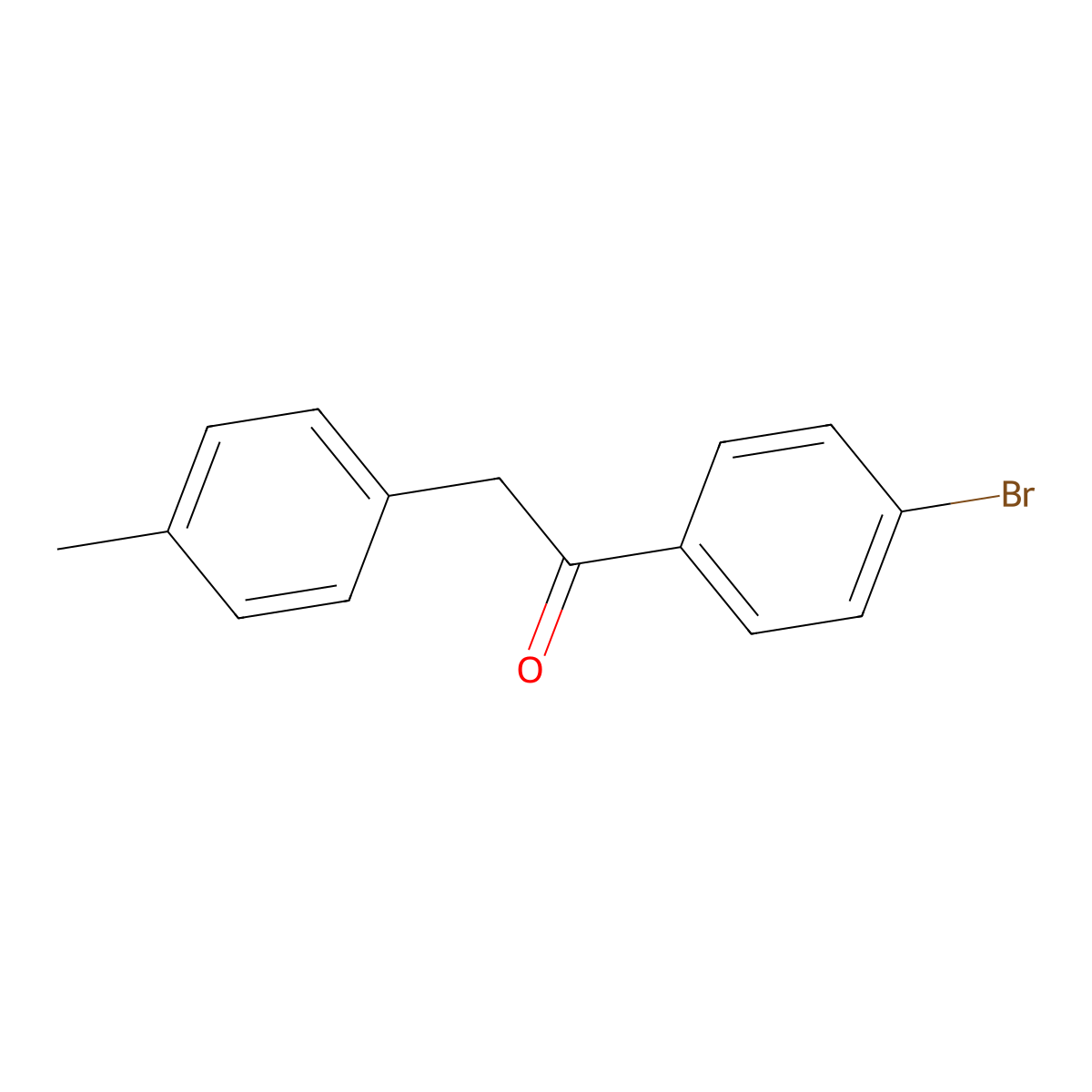 1-(4-Bromophenyl)-2-p-tolylethanone molecular structure, CAS 1094251-26-9
