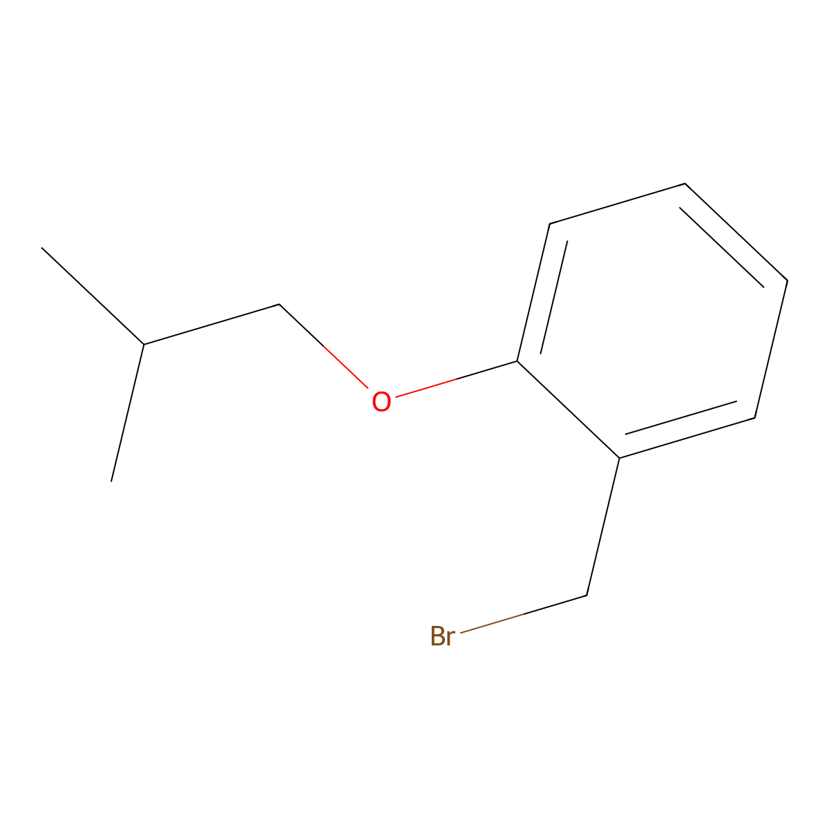 1-(Bromomethyl)-2-(2-methylpropoxy)benzene molecular structure, CAS 1094303-23-7
