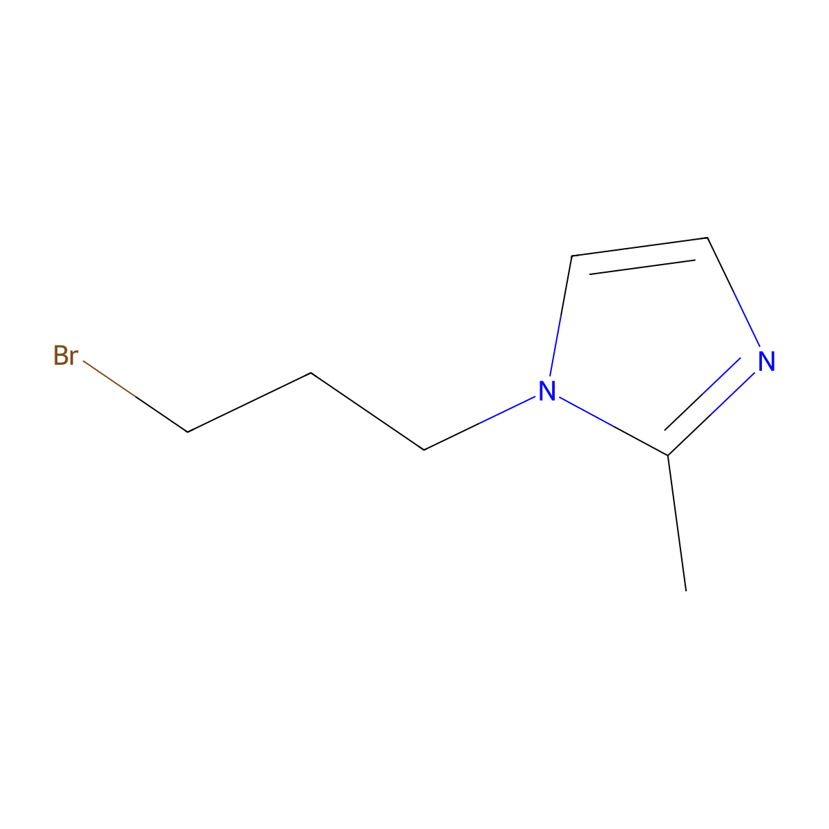 1-(3-bromopropyl)-2-methyl-1H-imidazole molecular structure, CAS 1094305-59-5