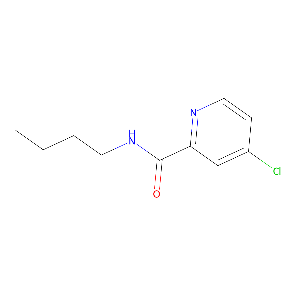 N-Butyl 4-chloropicolinamide molecular structure, CAS 1094306-27-0