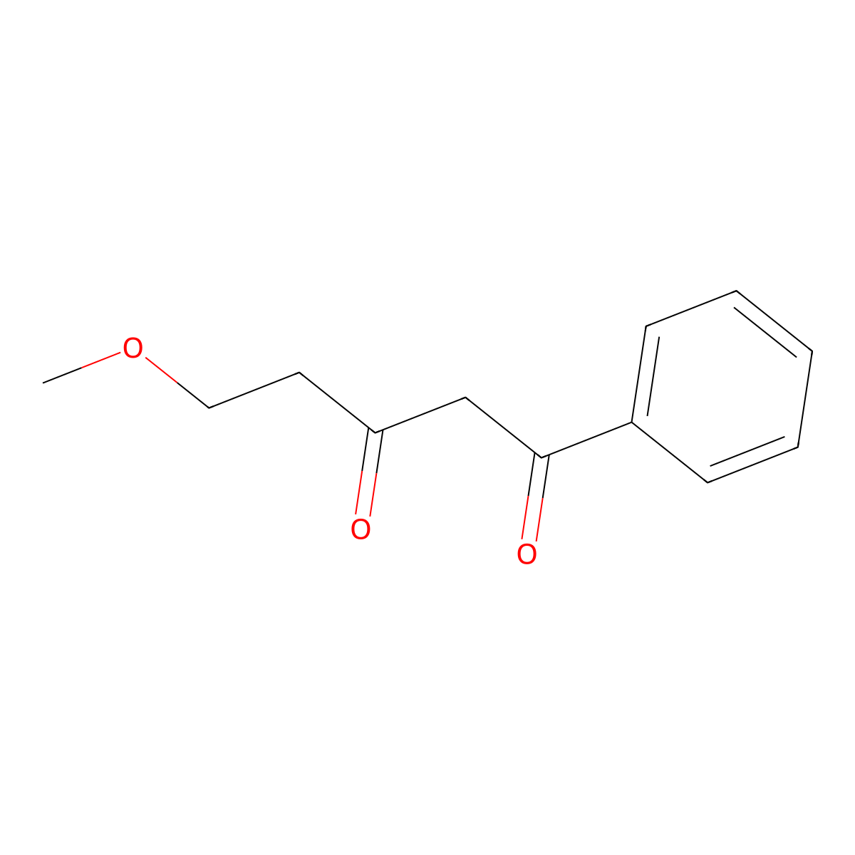 5-Methoxy-1-phenylpentane-1,3-dione molecular structure, CAS 1094310-55-0