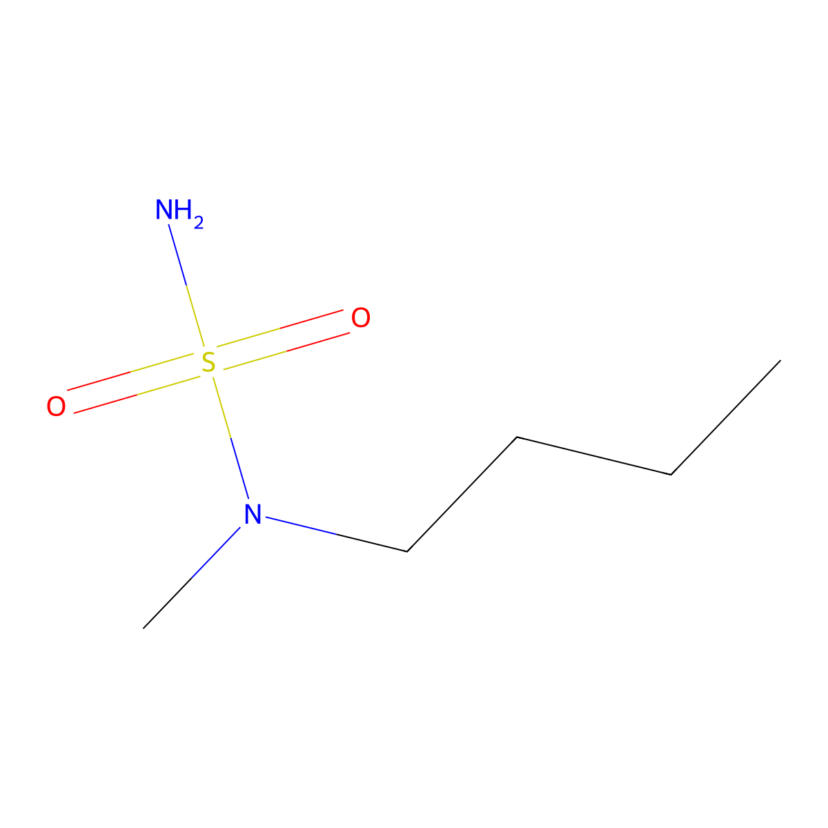 N-Butyl-N-methylsulfamide molecular structure, CAS 1094315-35-1