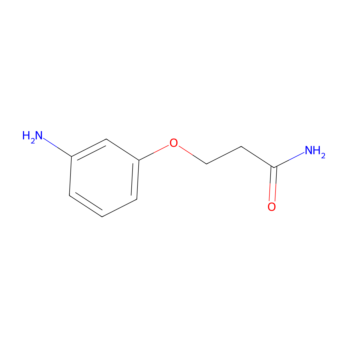3-(3-Aminophenoxy)propanamide molecular structure, CAS 1094322-85-6