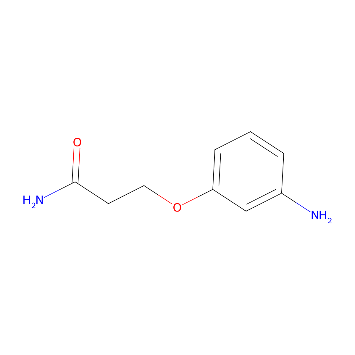 3-(3-Aminophenoxy)propanamide molecular structure, CAS 1094322-85-6