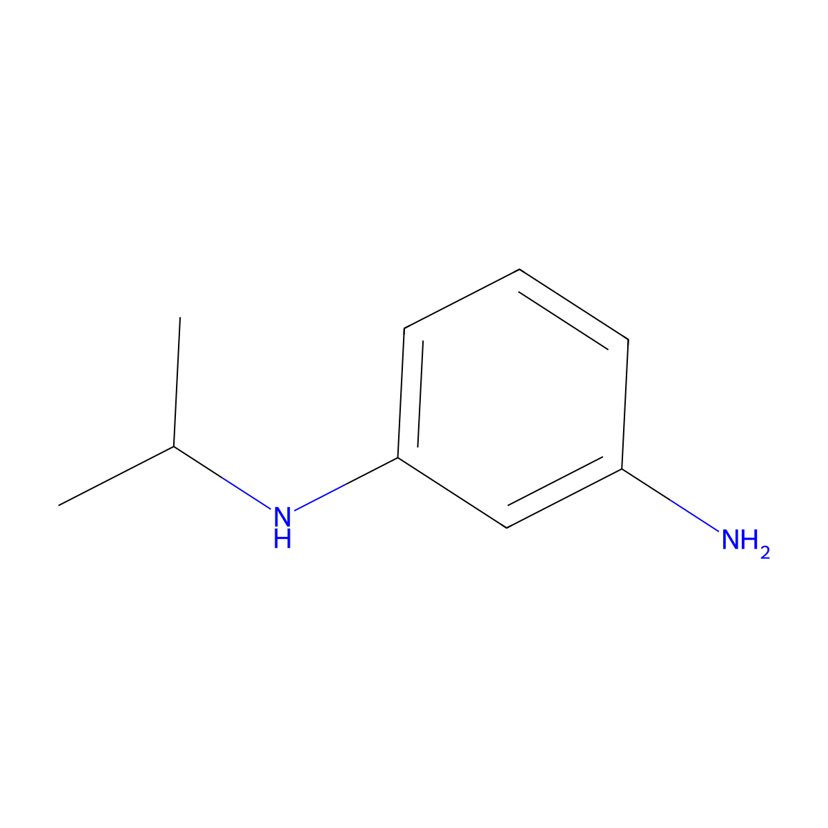 N1-isopropylbenzene-1,3-diamine molecular structure, CAS 1094324-00-1