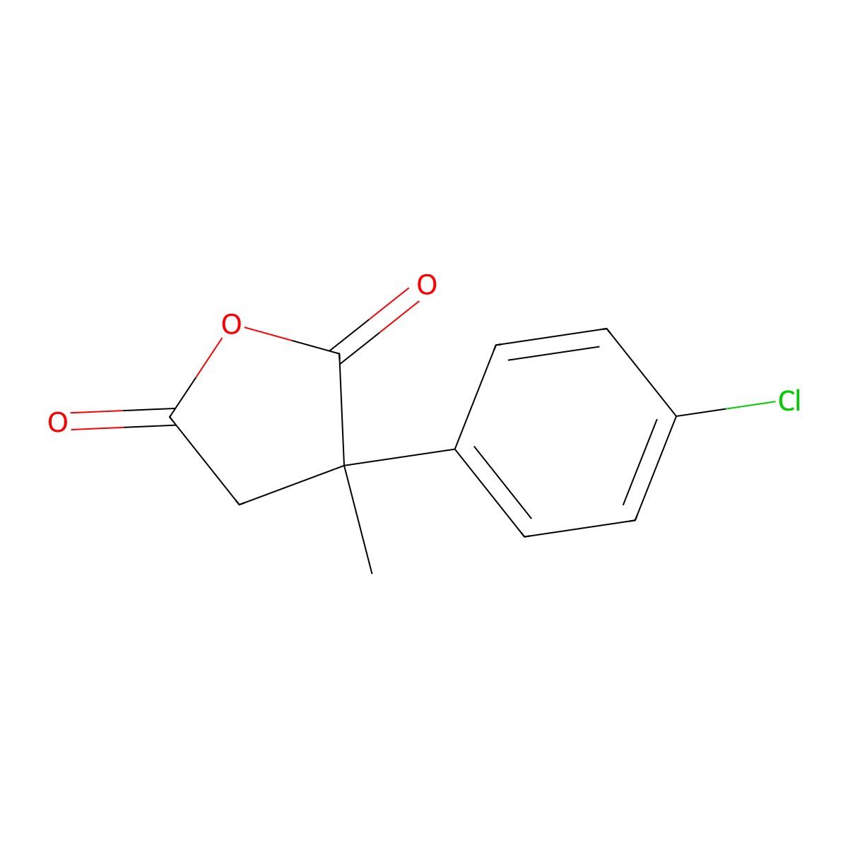 3-(4-Chlorophenyl)-3-methyloxolane-2,5-dione molecular structure, CAS 1094333-80-8