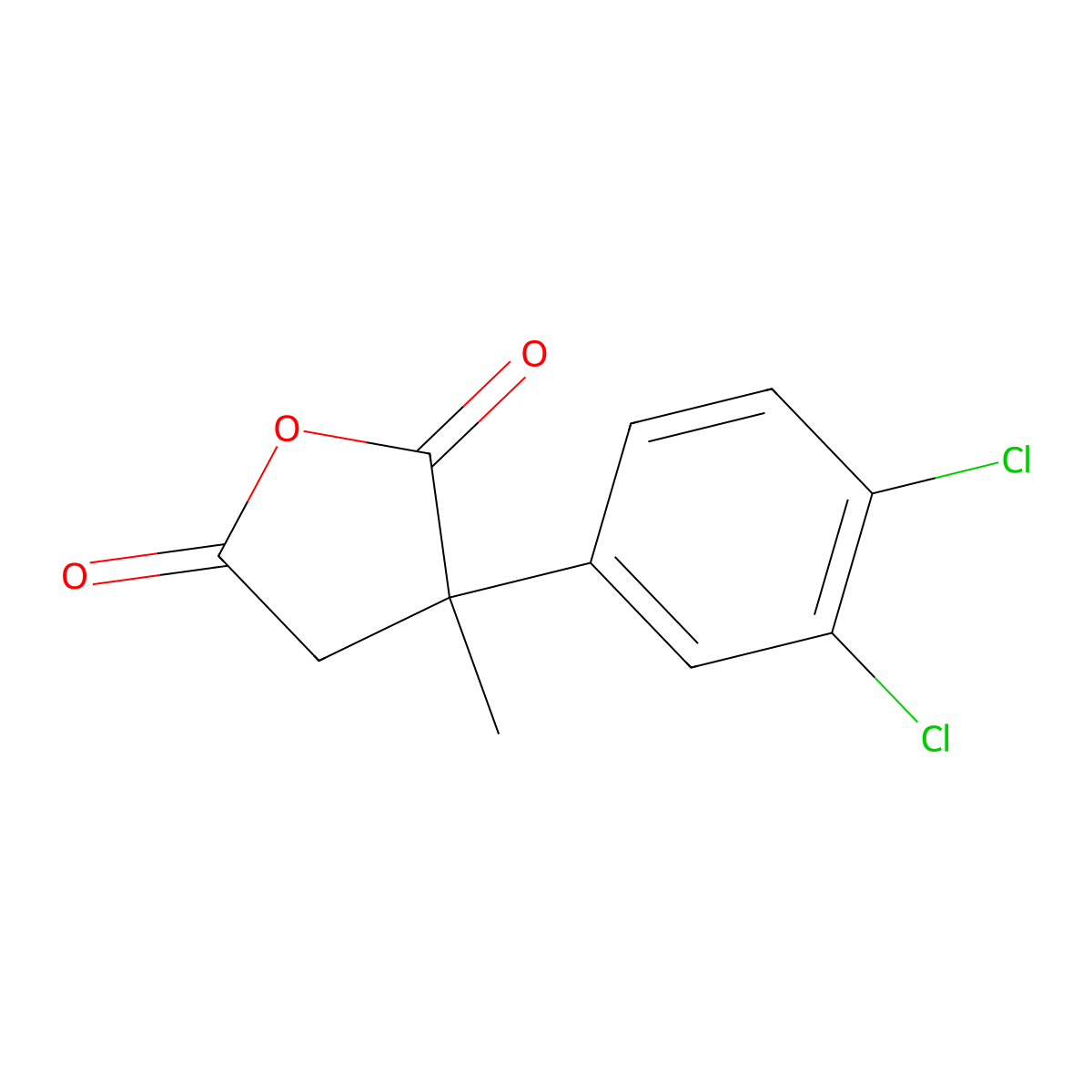 3-(3,4-Dichlorophenyl)-3-methyloxolane-2,5-dione molecular structure, CAS 1094333-89-7