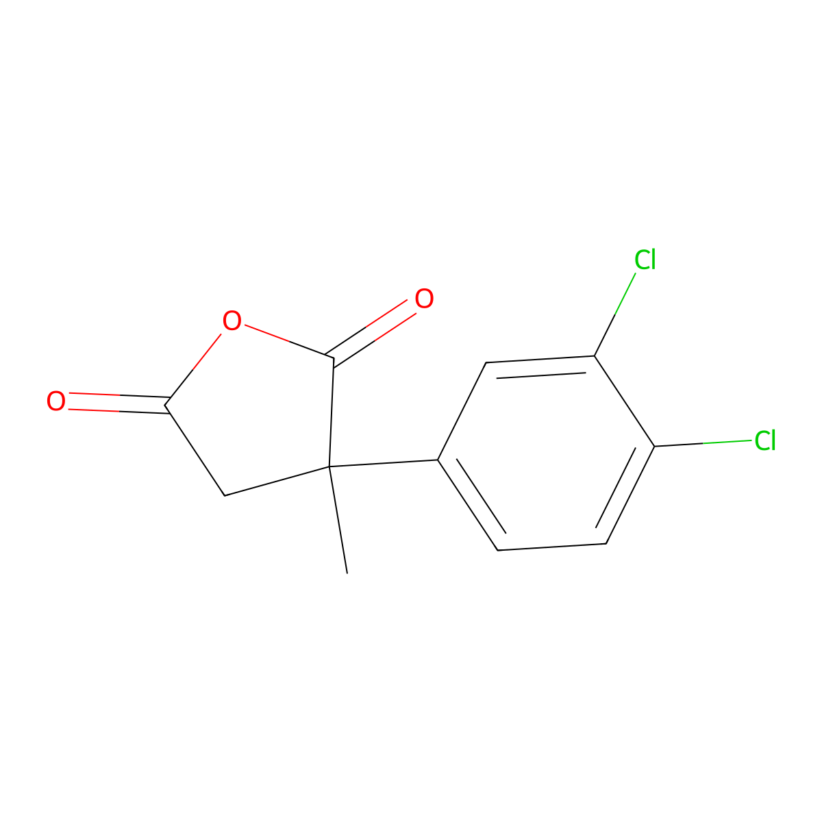 3-(3,4-Dichlorophenyl)-3-methyloxolane-2,5-dione molecular structure, CAS 1094333-89-7