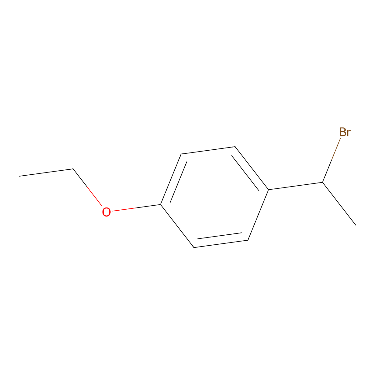 1-(1-Bromoethyl)-4-ethoxybenzene molecular structure, CAS 1094335-59-7