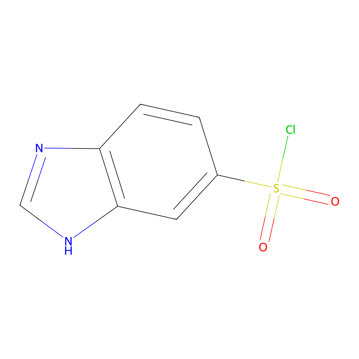 1h-Benzimidazole-6-sulfonyl chloride molecular structure, CAS 1094350-38-5