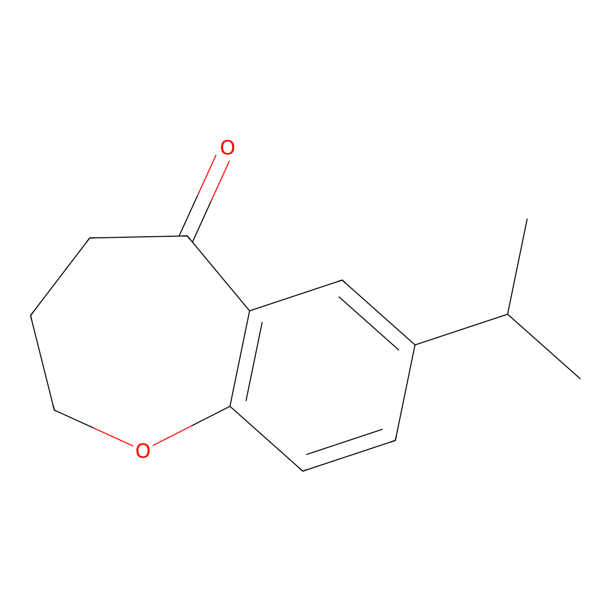 7-(Propan-2-yl)-2,3,4,5-tetrahydro-1-benzoxepin-5-one molecular structure, CAS 1094350-55-6
