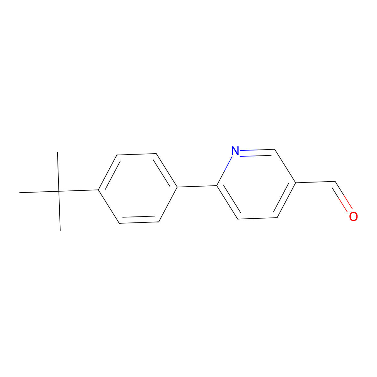 6-(4-(Tert-butyl)phenyl)nicotinaldehyde molecular structure, CAS 1094356-84-9