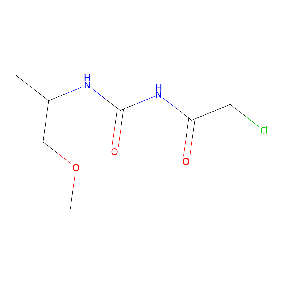 3-(2-Chloroacetyl)-1-(1-methoxypropan-2-yl)urea molecular structure, CAS 1094363-52-6