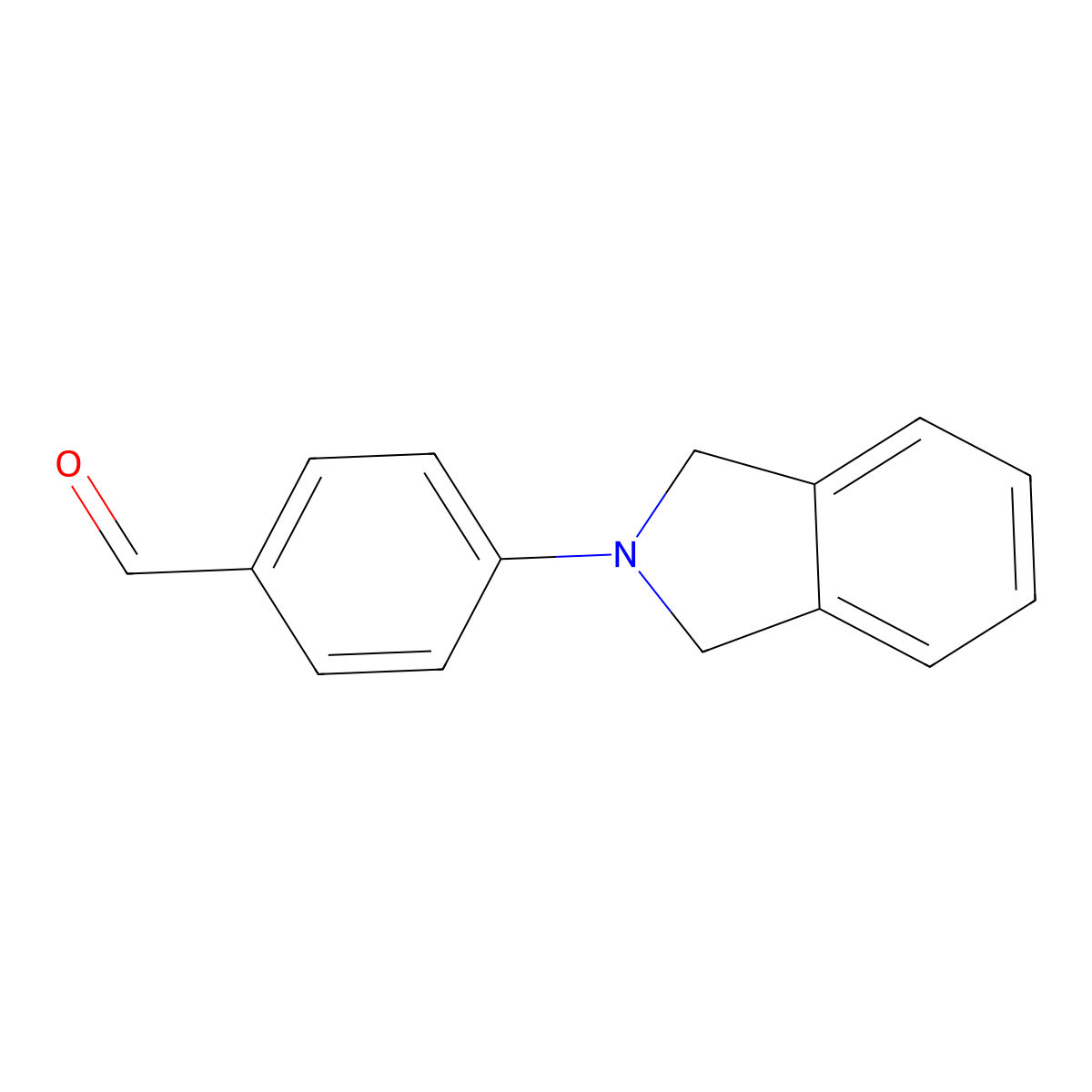4-(Isoindolin-2-yl)benzaldehyde molecular structure, CAS 109437-62-9