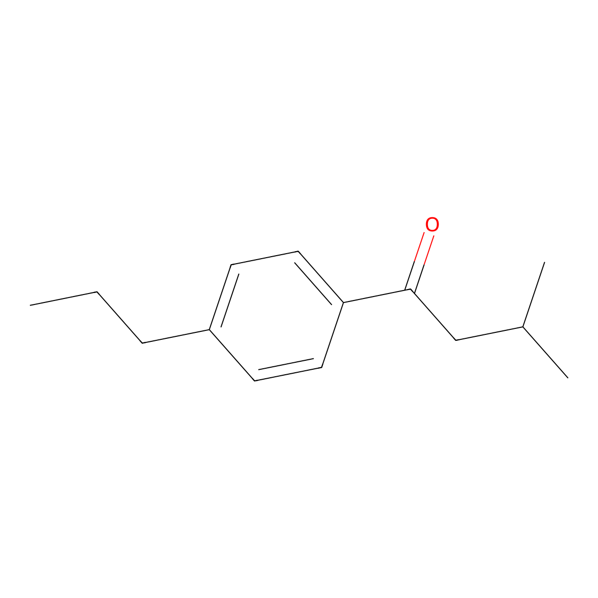4'-n-Propyl-3-methylbutyrophenone molecular structure, CAS 1094374-53-4
