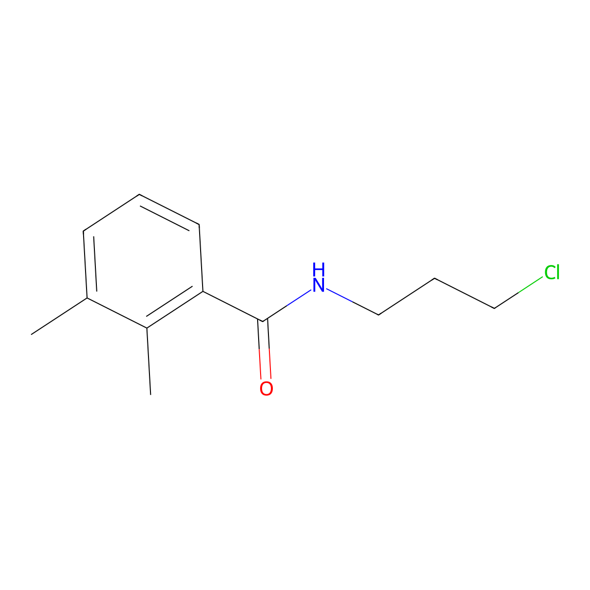 N-(3-chloropropyl)-2,3-dimethylbenzamide molecular structure, CAS 1094397-79-1