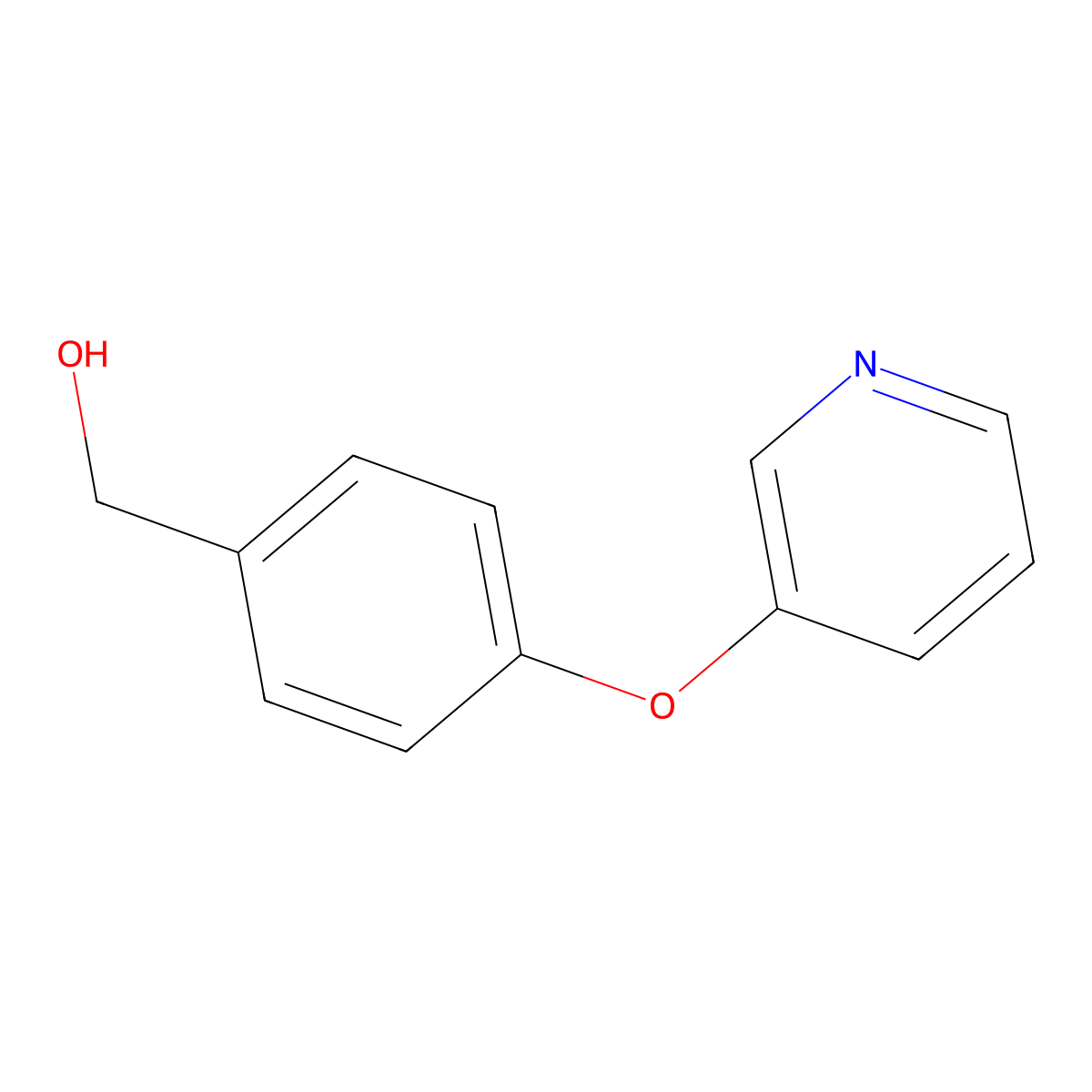 [4-(Pyridin-3-yloxy)phenyl]methanol molecular structure, CAS 1094400-75-5