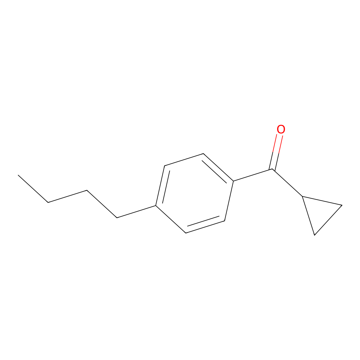 (4-Butylphenyl)cyclopropylmethanone molecular structure, CAS 1094416-40-6