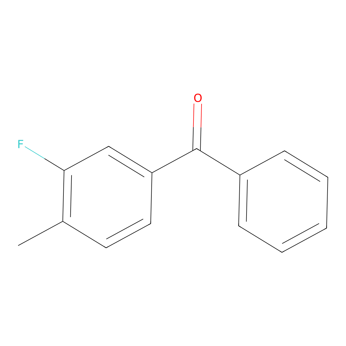(3-Fluoro-4-methylphenyl)(phenyl)methanone molecular structure, CAS 1094416-98-4